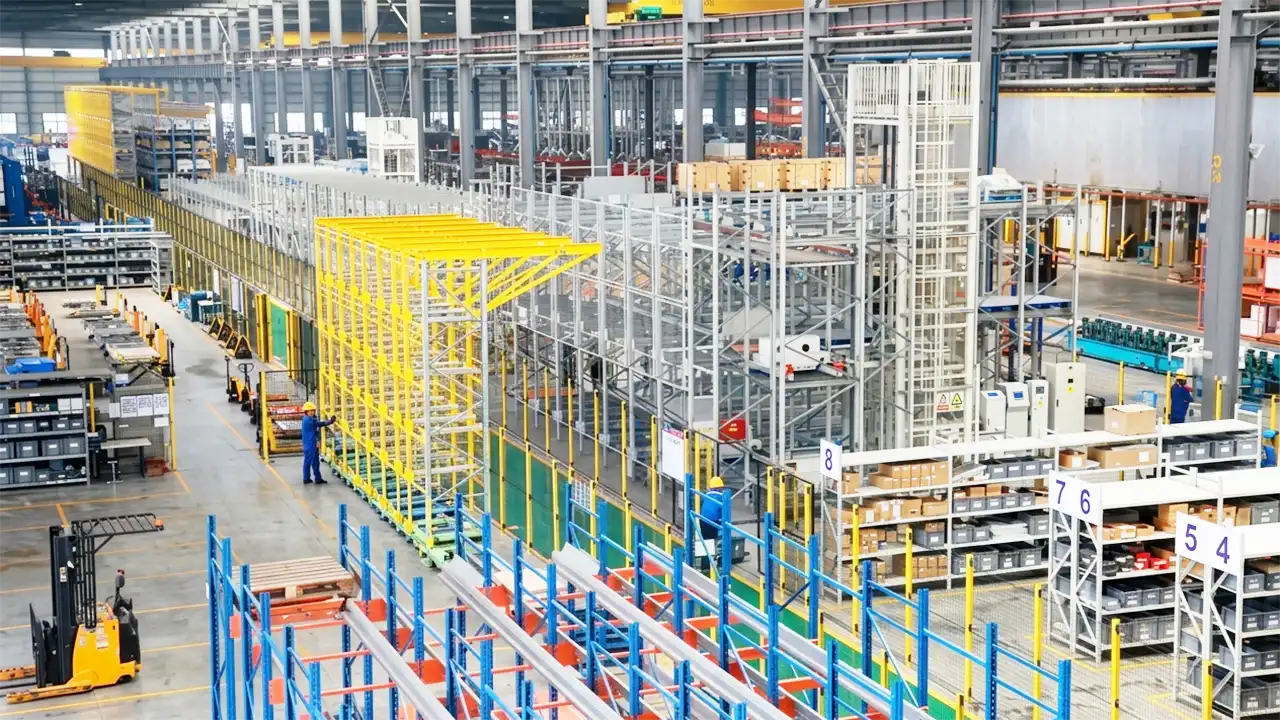 SSTC Four-Way Shuttle Storage System in an automated warehouse, 2026.