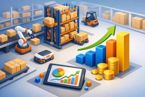 warehouse automation roi example featured