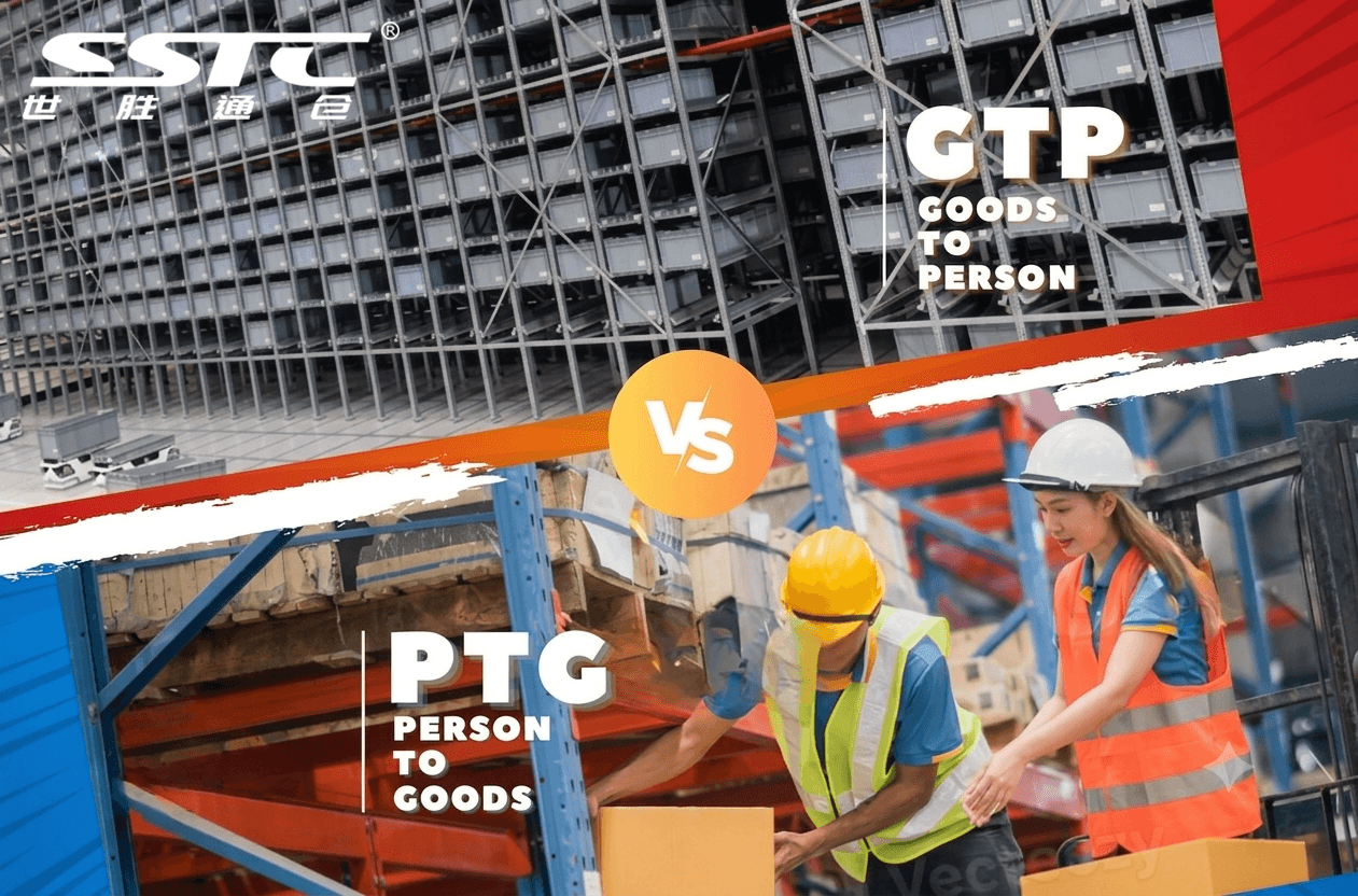 sstc four way pallet shuttle goods to person
