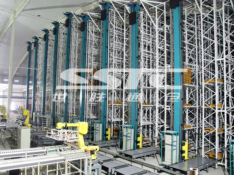 Automated pallet storage system for FMCG warehouse