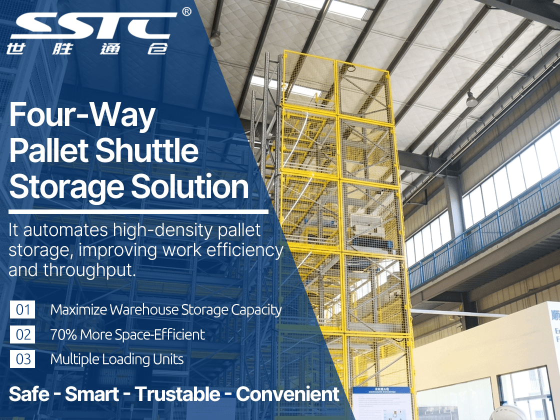 four way pallet shuttle system