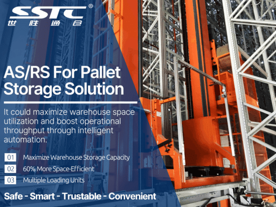 SSTC AS/RS solution for pharmaceutical and chemical pallet warehouse automation
