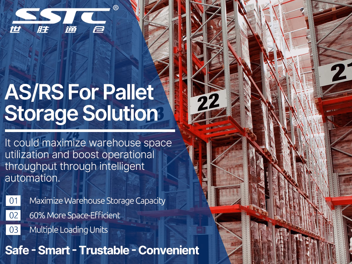 AS/RS For Palletized Cargo solution for modern cold storage warehouse