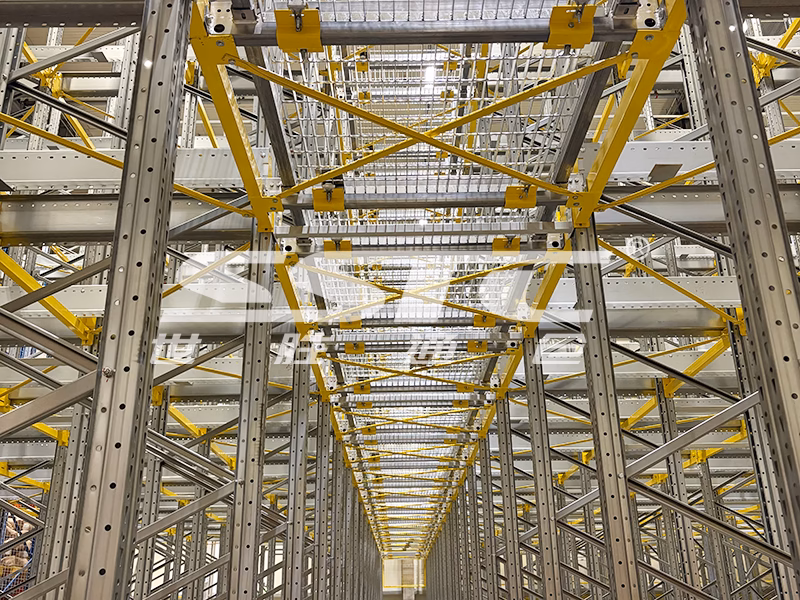 High-density cold chain automated racking structure engineered by direct manufacturer SSTC Intelligence