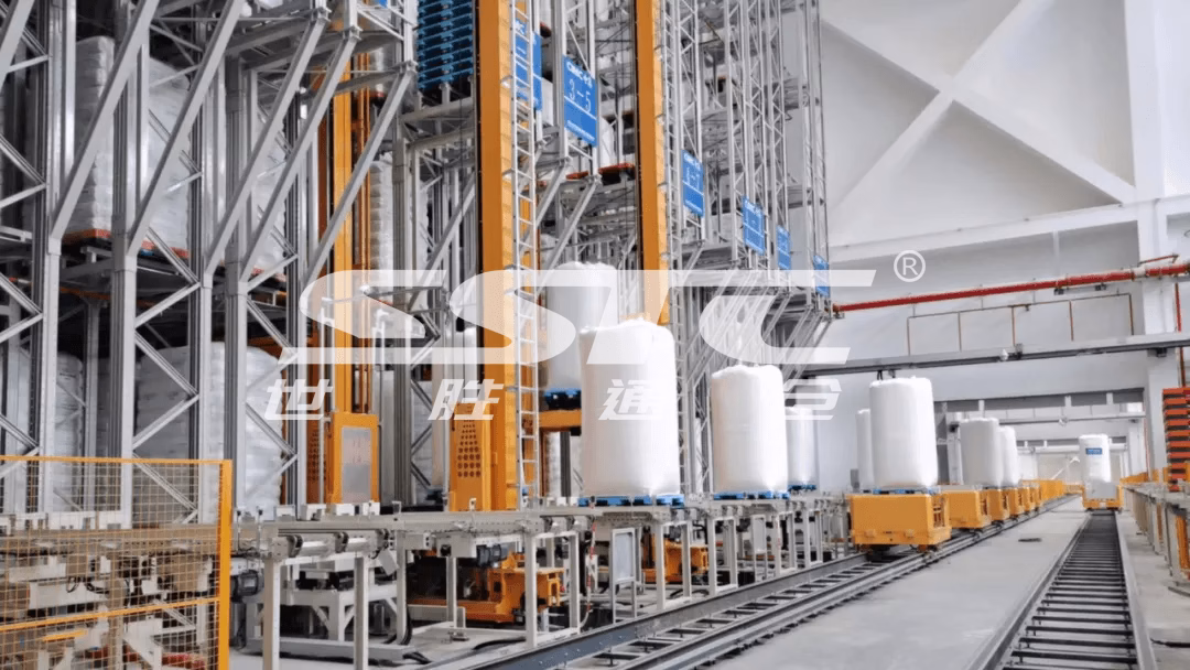 Modern automated storage and retrieval system (AS/RS) warehouse project deployed across Southeast Asia by SSTC Intelligence