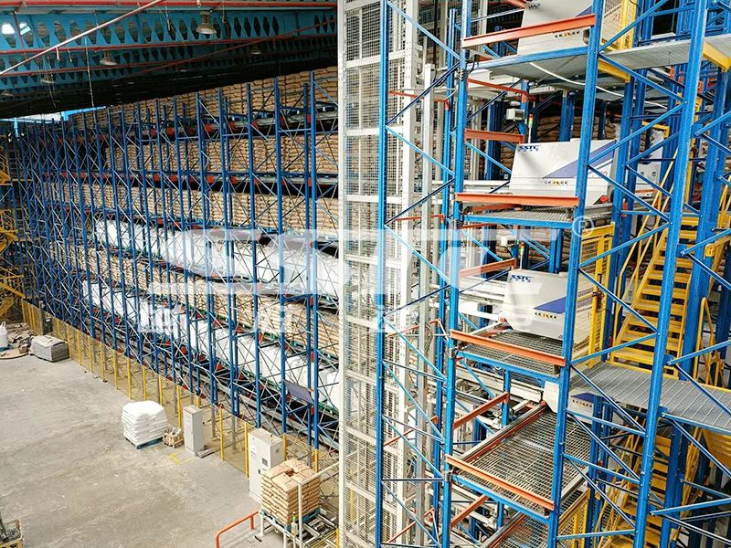 SSTC Intelligence mother child shuttle system providing Automated Warehouse Solutions for Palm Oil in Malaysia
